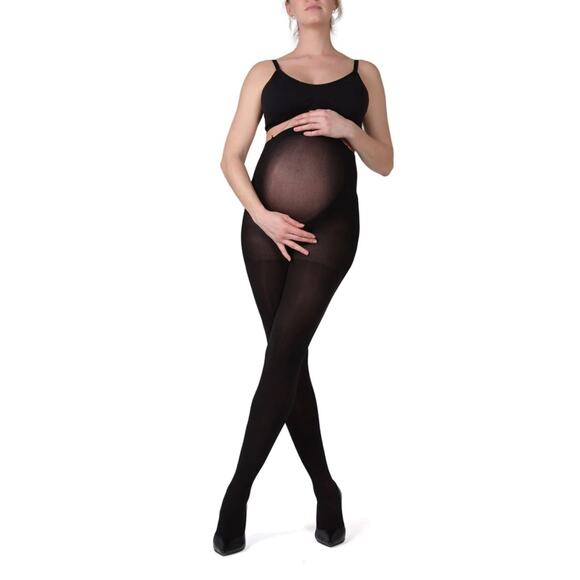 MeMoi Maternity Opaque tights s/m - Picture 2 of 7